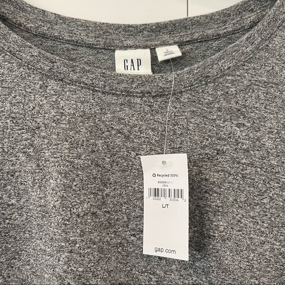 NWT Gap gathered waist t-shirt dress Large Tall - Picture 5 of 5